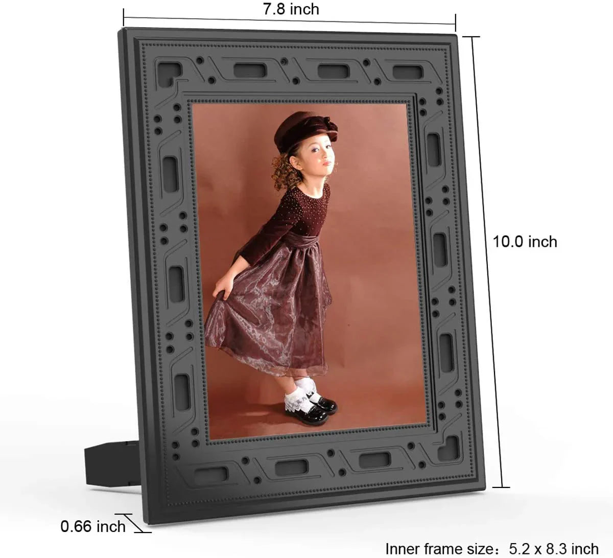 1080P Wifi Hidden Camera Spy Camera Photo Frame with Night Vision PIR Detection 1 Year Standby